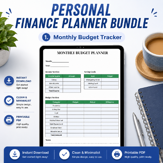 Personal Finance Planner Bundle