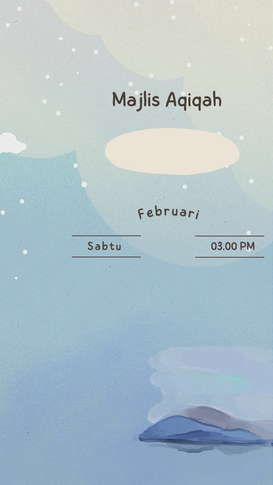 Kad Aqiqah Digital C83