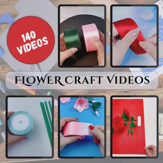 Flower Craft Videos Collection