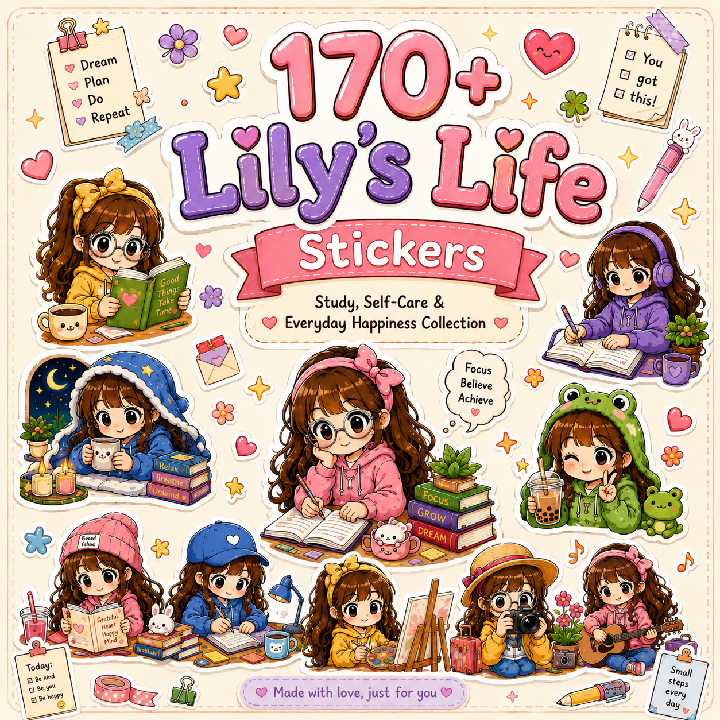 170+ Lily’s Life Stickers