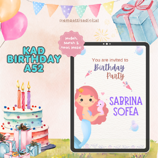 Kad Digital Birthday A52