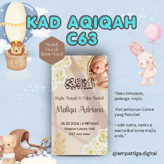 Kad Digital Aqiqah C63