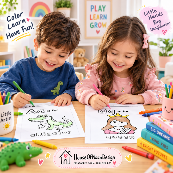 My First ABC Alphabet Worksheets - Ages 3-5